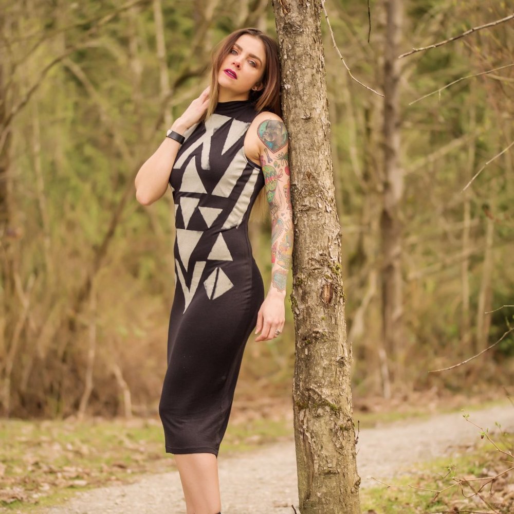 Retro doll maxi dress